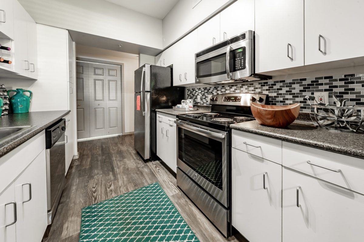 kitchen interior for luxury apartment home
